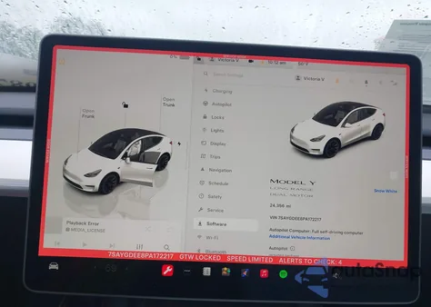 2023 Tesla Model Y Awd/Long Range Dual Motor All-Wheel Drive from USA, damaged, VIN 7SAYGDEE8PA172217